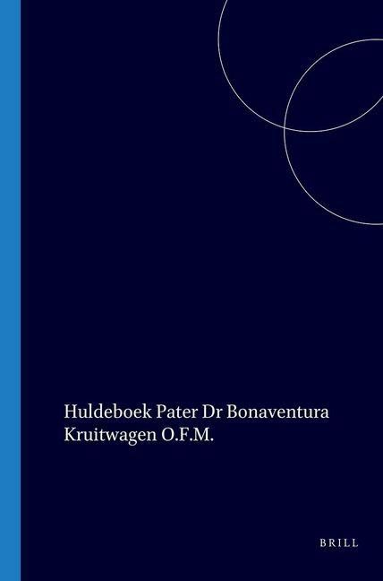 Produktbild: Huldeboek Pater Dr. Bonaventura Kruitwagen O.F.M