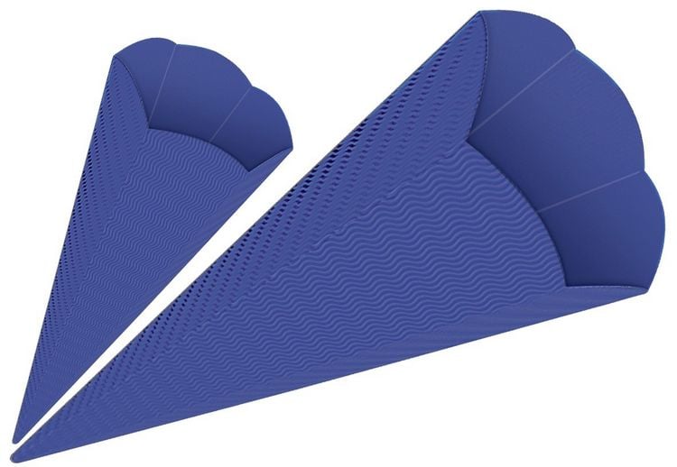 Produktbild: URSUS Schult&uuml;ten 3D-Schult&uuml;ten, dunkelblau, H&ouml;he: 41 cm, Durchmesser: 15 cm