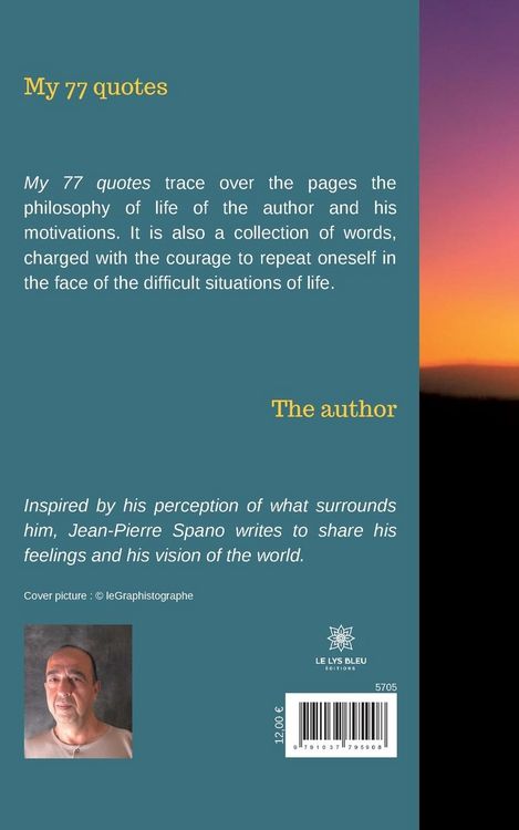 Produktbild: Jean-Pierre Spano: My 77 quotes