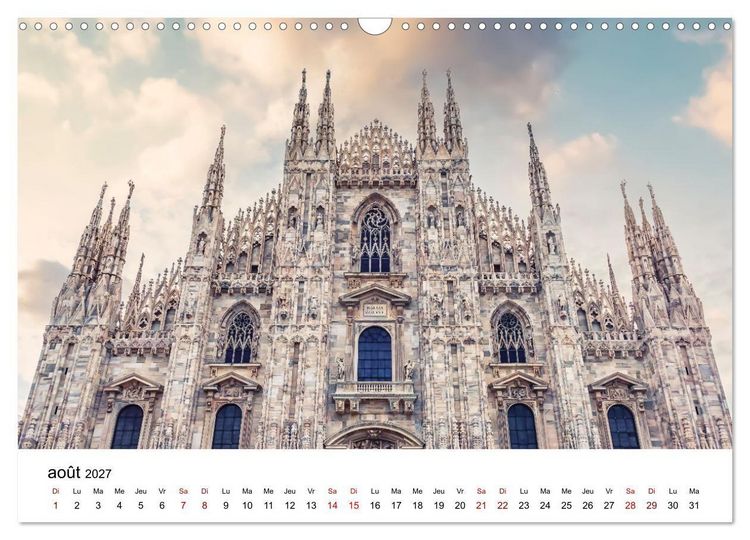 Produktbild: Merveilleuse Italie (Calendrier mural 2027 DIN A3 vertical), CALVENDO calendrier mensuel