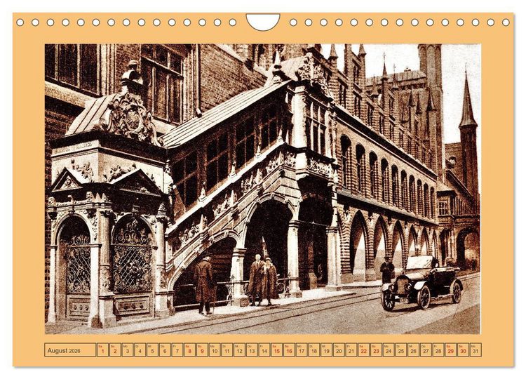 Produktbild: Gru&szlig; aus L&uuml;beck (Wandkalender 2026 DIN A4 quer), CALVENDO Monatskalender