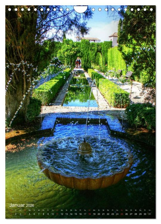 Produktbild: Die Alhambra (Wandkalender 2026 DIN A4 hoch), CALVENDO Monatskalender