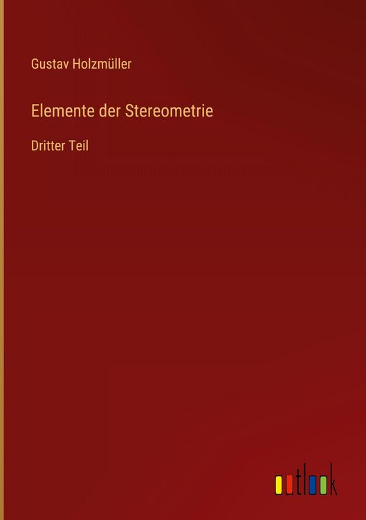 Produktbild: Elemente der Stereometrie