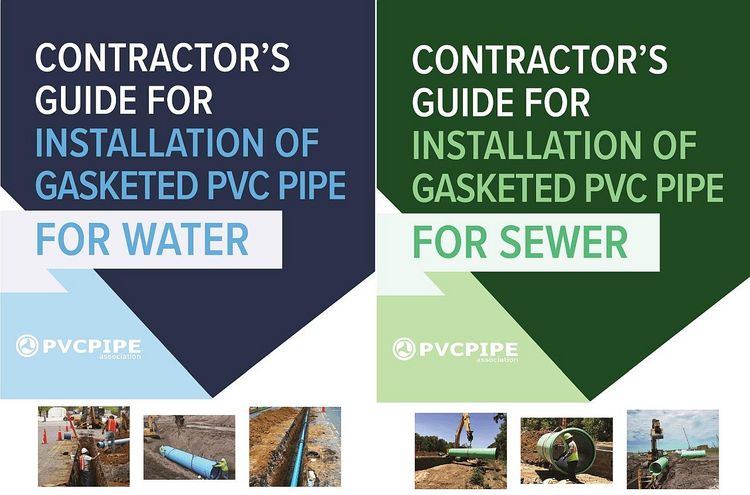 Produktbild: Contractor's Guide for Installation of Gasketed PVC Pipe for Water / for Sewer