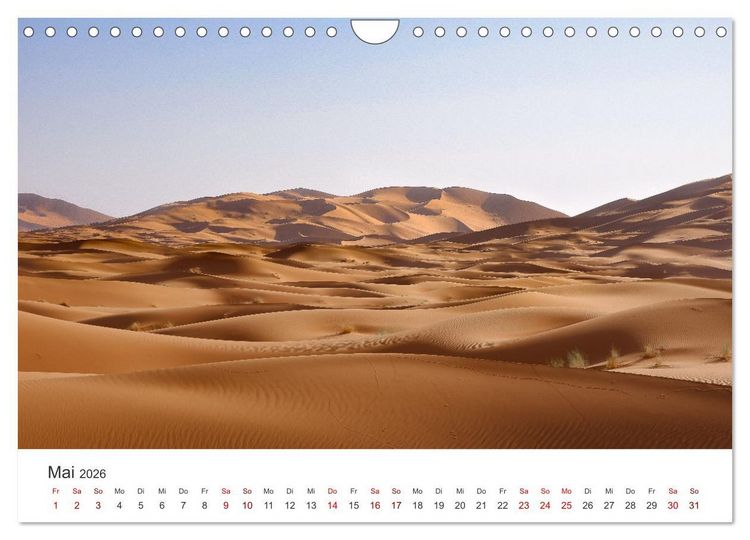 Produktbild: Marokko - Eine wunderbare Reise nach Nordafrika. (Wandkalender 2026 DIN A4 quer), CALVENDO Monatskalender