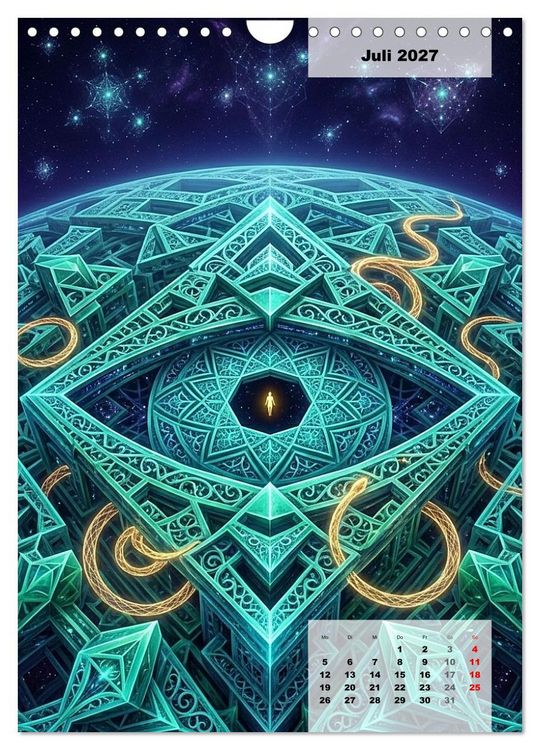 Produktbild: Das Auge von Somnium (Wandkalender 2027 DIN A4 hoch), CALVENDO Monatskalender