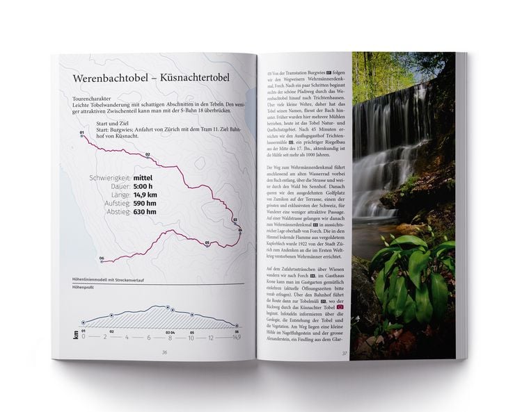Produktbild: Kümmerly+Frey Raus und Wandern Zürich - Wanderführer