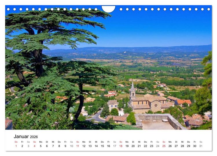 Produktbild: Provence - Zwischen Meer und Alpen (Wandkalender 2026 DIN A4 quer), CALVENDO Monatskalender