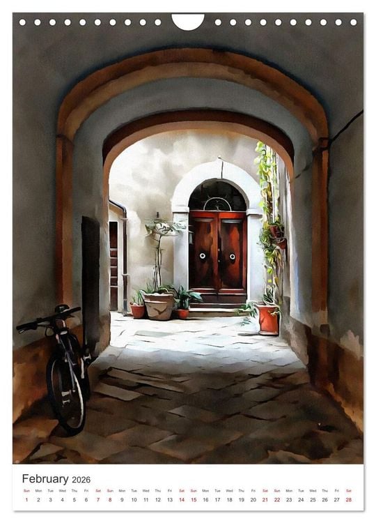 Produktbild: A Year Of Bicycles (Wall Calendar 2026 DIN A4 portrait), CALVENDO 12 Month Wall Calendar