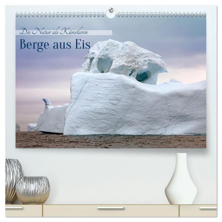 Produktbild: Berge aus Eis (hochwertiger Premium Wandkalender 2026 DIN A2 quer), Kunstdruck in Hochglanz
