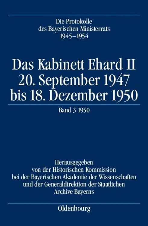 Produktbild: Das Kabinett Ehard II