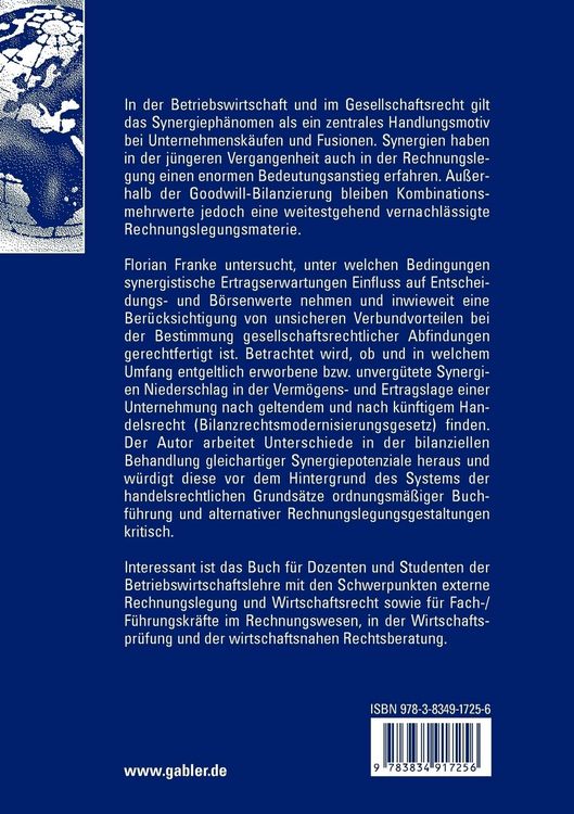 Produktbild: Synergien in Rechtsprechung und Rechnungslegung