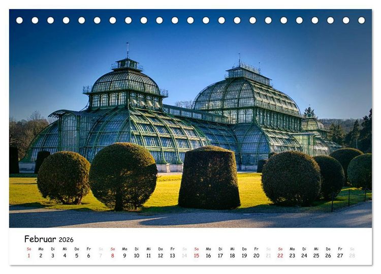 Produktbild: Wiener Eindr&uuml;cke (Tischkalender 2026 DIN A5 quer), CALVENDO Monatskalender