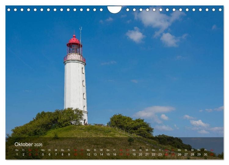Produktbild: Insel Hiddensee - Wildromantisch unber&uuml;hrt (Wandkalender 2026 DIN A4 quer), CALVENDO Monatskalender