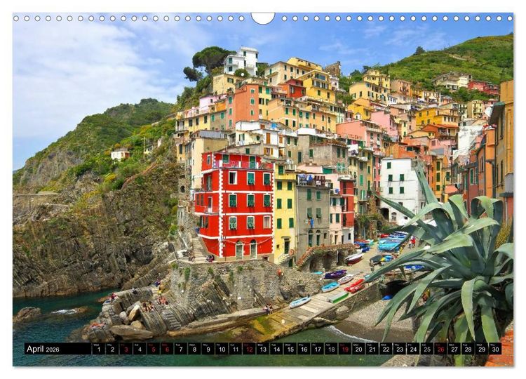 Produktbild: Riviera di Levante The Coast of Liguria (Wall Calendar 2026 DIN A3 landscape), CALVENDO 12 Month Wall Calendar