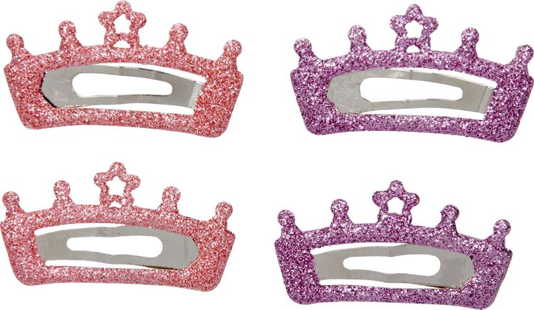 Produktbild: Haarclips Glitzerkrone no.3 - beautiful Stars, sort.i.D.