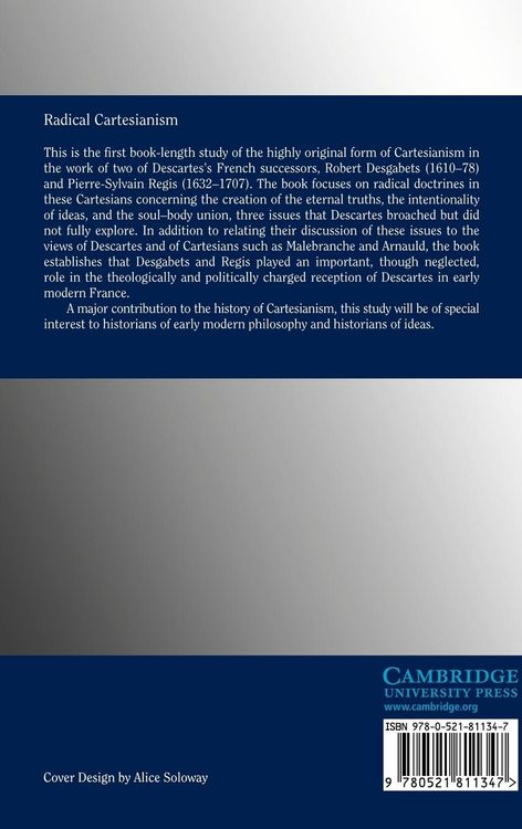 Produktbild: Radical Cartesianism