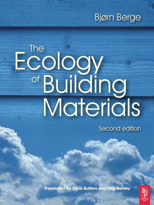 Produktbild: The Ecology of Building Materials