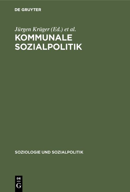 Produktbild: Kommunale Sozialpolitik