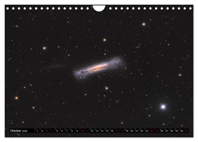 Produktbild: Galaxien im Universum (Wandkalender 2026 DIN A4 quer), CALVENDO Monatskalender