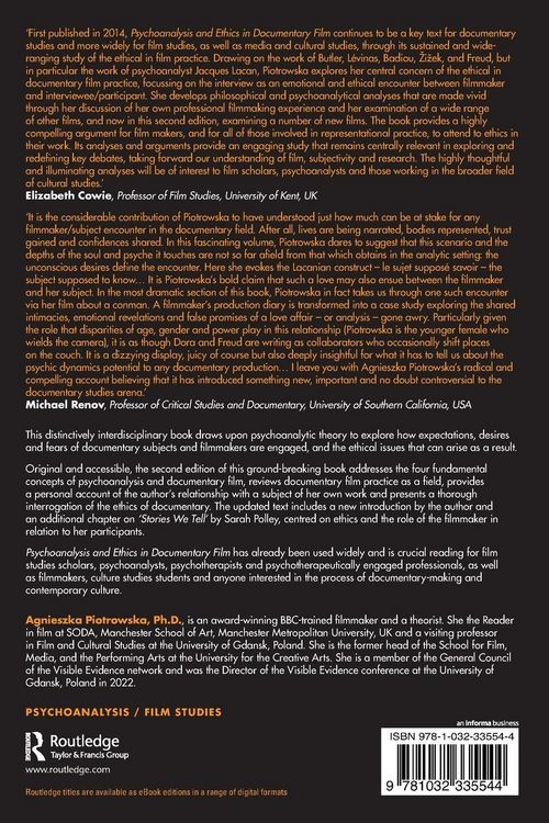 Produktbild: Psychoanalysis and Ethics in Documentary Film