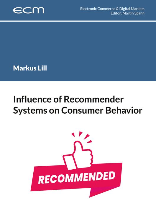 Produktbild: Influence of Recommender Systems on Consumer Behavior