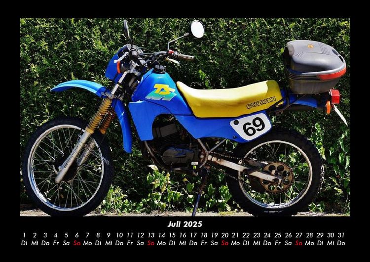 Produktbild: Motorr&auml;der 2025 Fotokalender DIN A3