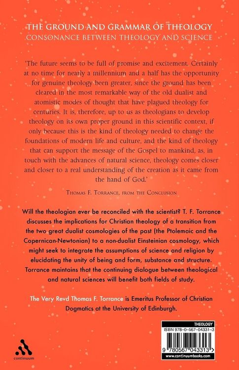 Produktbild: The Ground and Grammar of Theology