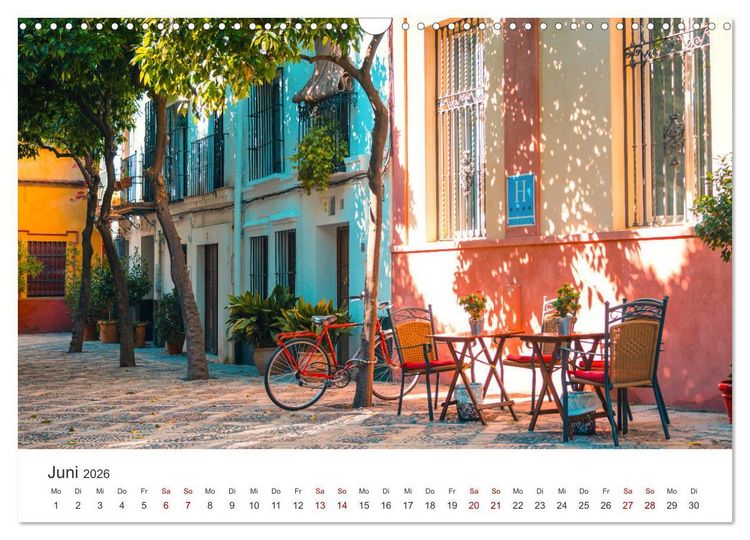 Produktbild: Sevilla - Atemberaubende Architektur (Wandkalender 2026 DIN A3 quer), CALVENDO Monatskalender