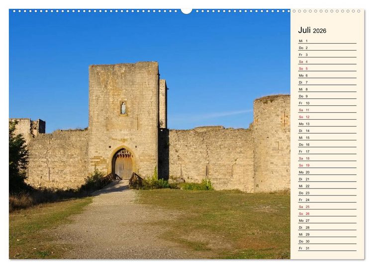 Produktbild: Katharerburgen - Entdeckungen im Pays Cathare (hochwertiger Premium Wandkalender 2026 DIN A2 quer), Kunstdruck in Hochglanz
