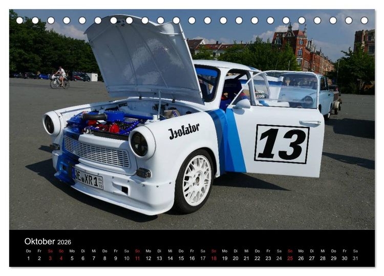 Produktbild: Trabantfahrertreffen Zwickau (Tischkalender 2026 DIN A5 quer), CALVENDO Monatskalender