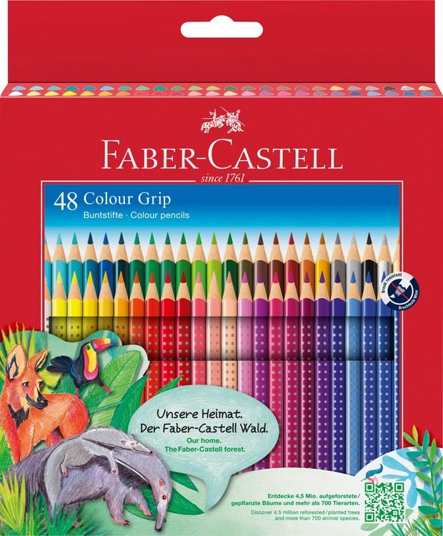 Produktbild: Faber-Castell Buntstifte Colour Grip, 48er Set