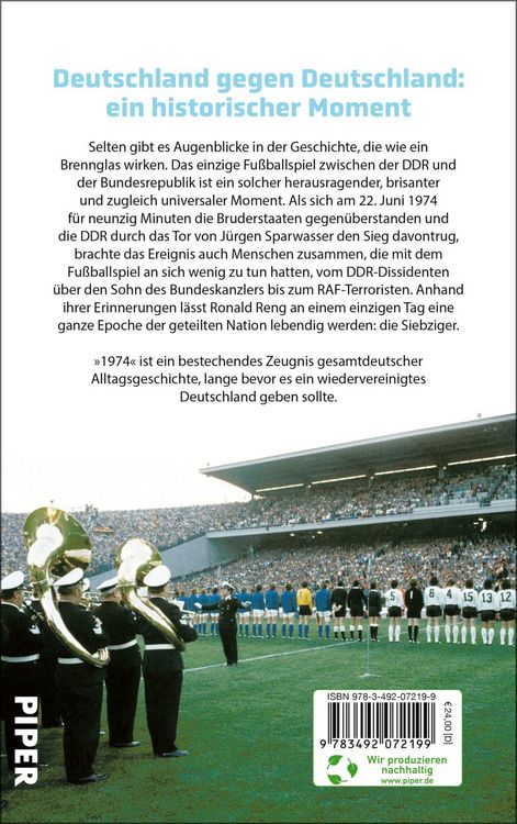 Produktbild: 1974 &ndash; Eine deutsche Begegnung