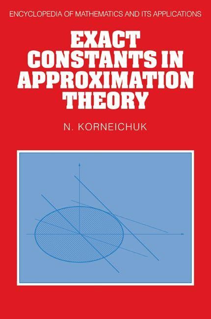 Produktbild: Exact Constants in Approximation Theory