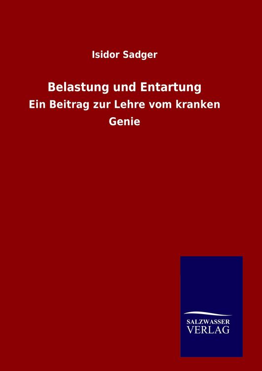 Produktbild: Belastung und Entartung