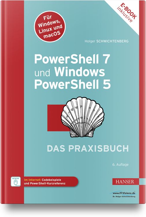 Produktbild: PowerShell 7 und Windows PowerShell 5 – das Praxisbuch
