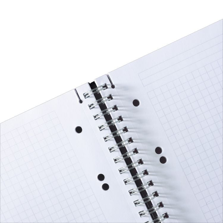 Produktbild: Herlitz Spiralblock A5 to go 80 Blatt kariert schwarz