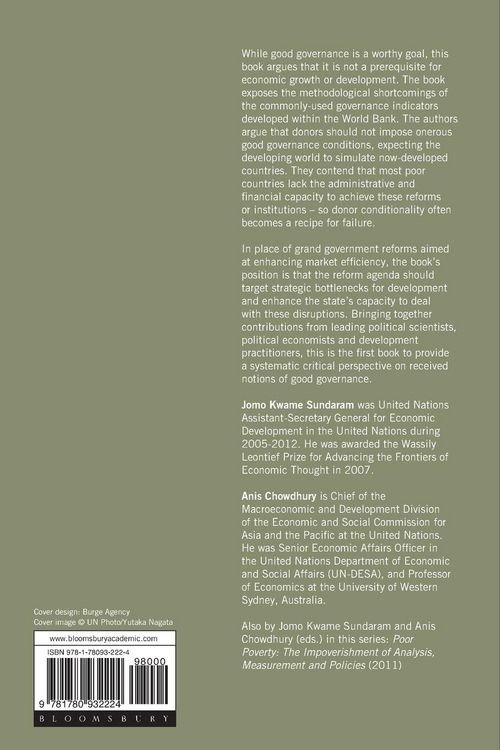 Produktbild: Is Good Governance Good for Development?