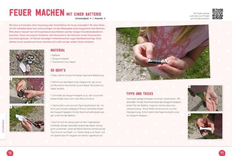 Outdoor-Experimente für Kinder