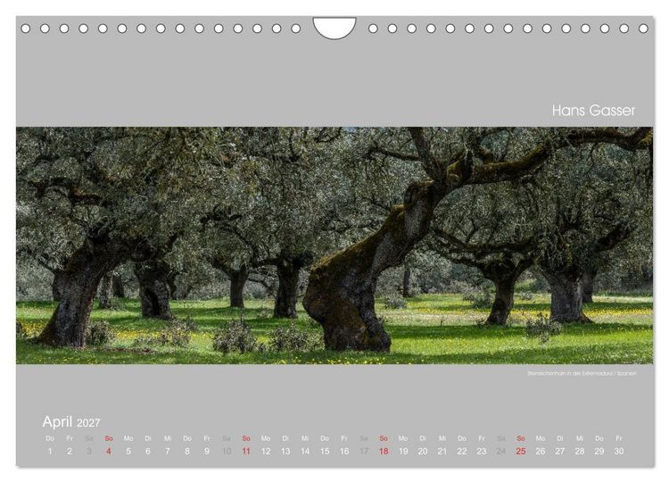 Produktbild: GROSSARTIGE LANDSCHAFTEN 2027 (Wandkalender 2027 DIN A4 quer), CALVENDO Monatskalender