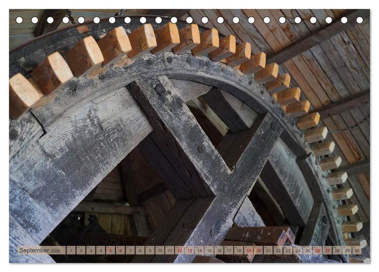 Produktbild: Faszination Wall-Holl&auml;nder Greftm&uuml;hle in Nordhemmern (Tischkalender 2026 DIN A5 quer), CALVENDO Monatskalender