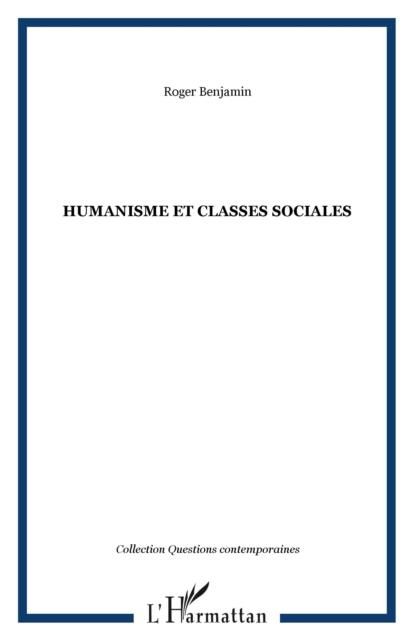 Produktbild: Humanisme et classes sociales