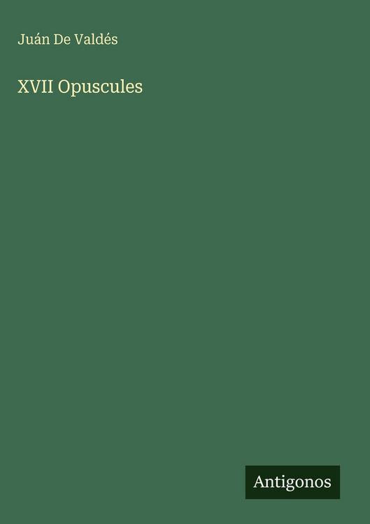 Produktbild: XVII Opuscules
