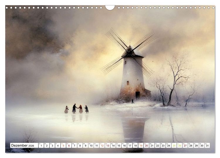 Produktbild: Wintertr&auml;ume &ndash; Zauberhafte Landschaften (Wandkalender 2026 DIN A3 quer), CALVENDO Monatskalender