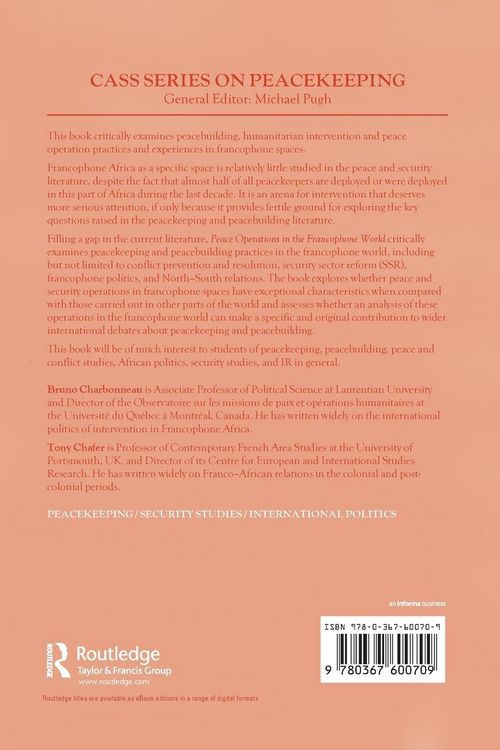 Produktbild: Peace Operations in the Francophone World