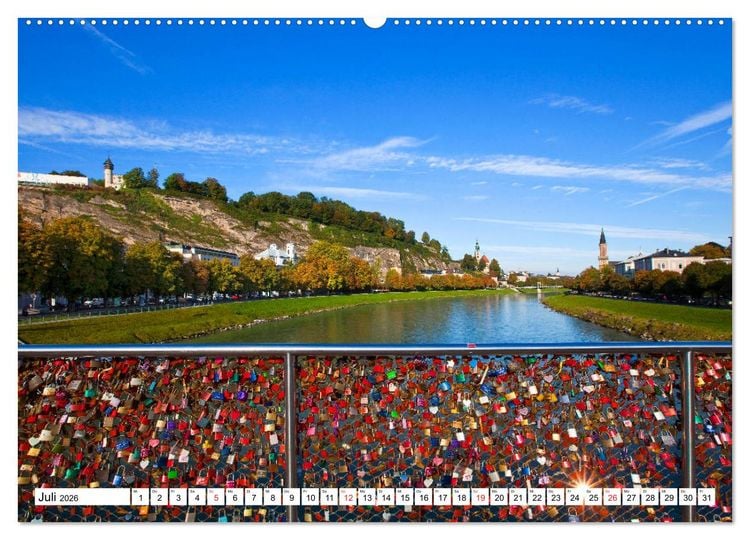 Produktbild: Mein sch&ouml;nes Salzburg (Wandkalender 2026 DIN A2 quer), CALVENDO Monatskalender