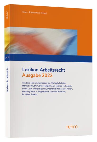 Produktbild: Lexikon Arbeitsrecht 2022