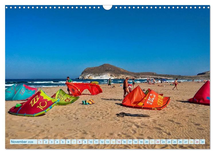 Produktbild: Kitesurfen - &uuml;ber den Wellen (Wandkalender 2026 DIN A3 quer), CALVENDO Monatskalender