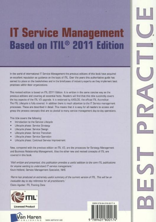Produktbild: ITIL Service Management Based on ITIL