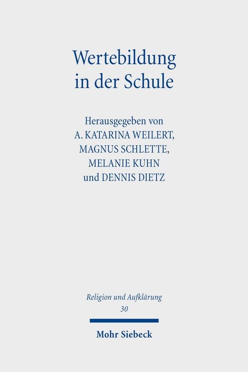 Produktbild: Wertebildung in der Schule